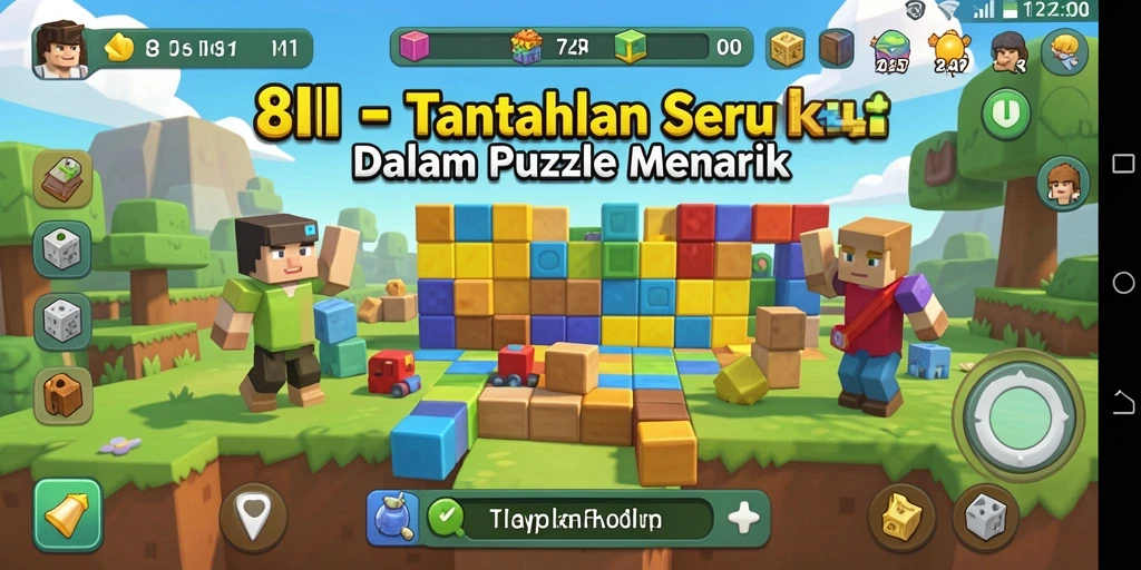 Gameplay seru 8II menampilkan puzzle yang menantang dan menarik.