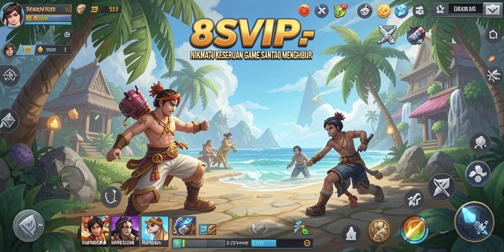 Screenshot gameplay 8SVIP menunjukkan keseruan permainan Casual yang menghibur.