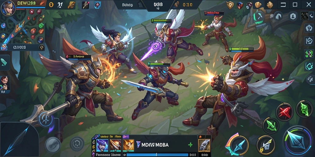 Tampilan gameplay DEWI288 yang mendebarkan dan seru.