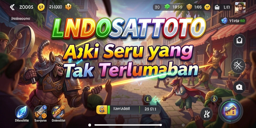 Gameplay seru dalam LNDOSATTOTO dengan aksi yang mendebarkan.