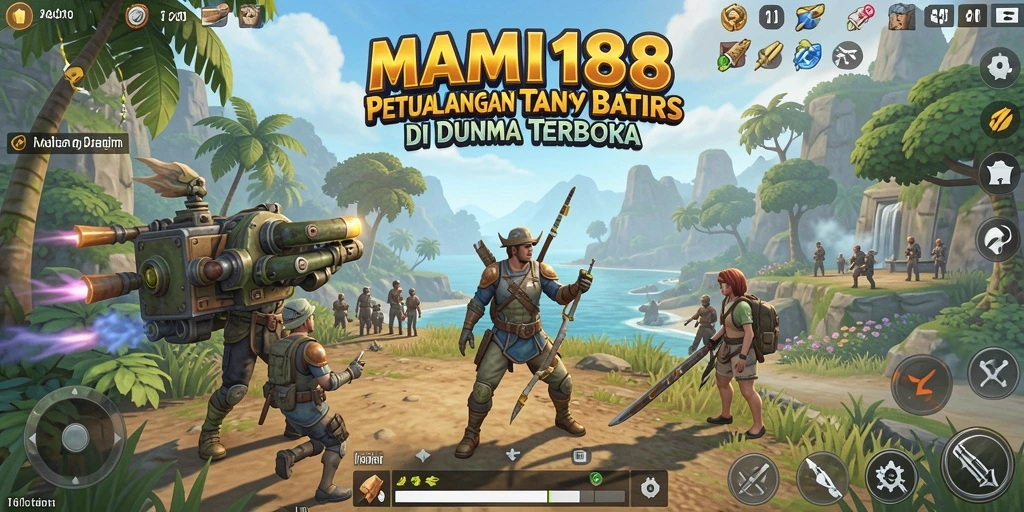 Screenshot gameplay MAMI188 yang menunjukkan kebebasan menjelajahi dunia terbuka.