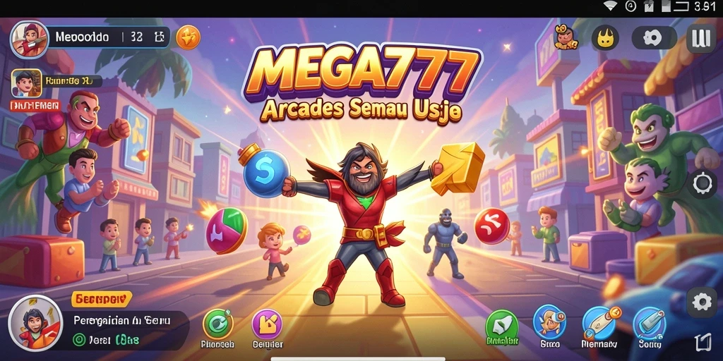 Tampilan menarik dari gameplay <strong>MEGA777</strong> yang mendebarkan.