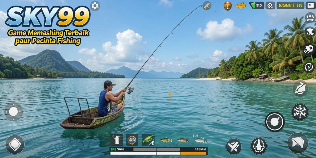 Tangkapan ikan yang mengesankan di permainan SKY99, tunjukkan keterampilan memancing Anda.